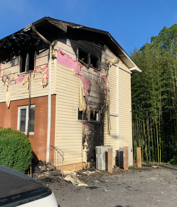 PRS can recover your burned or damaged building.